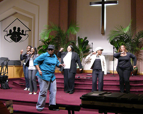 Harlem Gospel Jubilee 리허설 장면