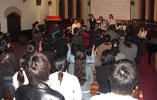 10일 시드니 한인연합교회당에서 열린 ‘Again 1907 점화예배’.