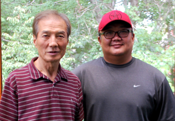 유지화 목사(좌)와 유빠울로 선교사(우)