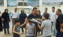 8일 석방돼 가족과 재회한 이란 유세프 나다르카니 목사. ⓒACLJ