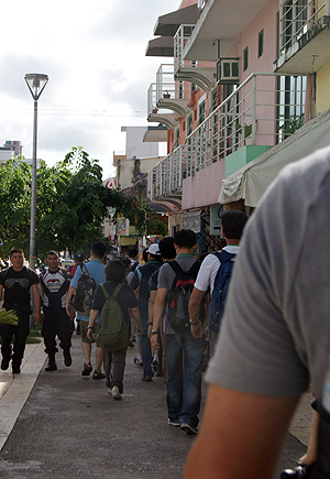 10월 7일 주일 현지 교회인 빌라델피아 교회로 가는 길. 