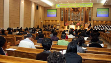 KWMA가 주최한 ‘한국선교 100주년 기념 감사예배’ 모습. ⓒ신태진 기자
