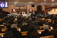 영락교회에서 열린 故 최창근 원로장로의 장례예배. ⓒ이동윤 기자