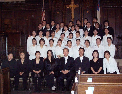 소명장로교회 성가대원들