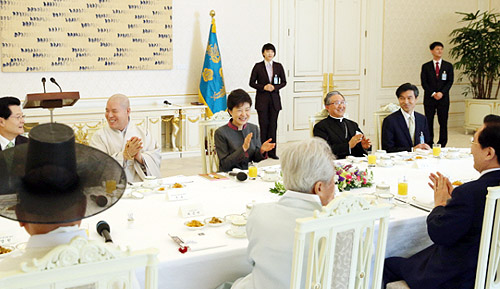 박근혜 대통령 종지협과 만남