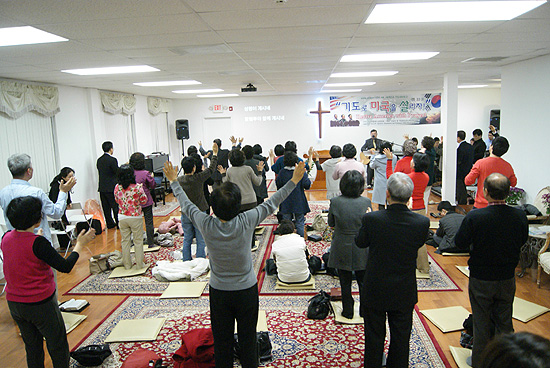 미국을 위한 기도집회가 4월2일까지 이어진다