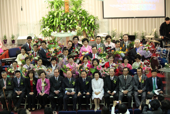 순복음안디옥교회 임직감사예배가 부활주일인 31일 열렸다.