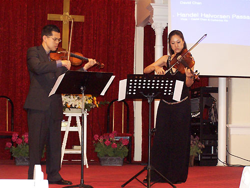 아름다운 바이올린과 비올라 듀엣을 선사한 챈 부부