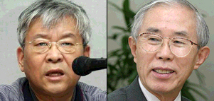 ▲김승규 장관과의 면담으로 조선족 운동의 큰 전환점을 가져온 서경석 목사와 손봉호 총장