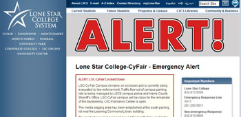 론스타 칼리지는 사건 직후 교내에 경계령을 발령했다. 