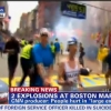 보스톤 마라톤에서 폭발 사고가 발생했다.