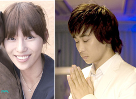 배우 김정화와 유은성 전도사