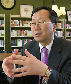 뉴저지 초대교회 일본어 예배를 담당하고 있는 조기칠 목사