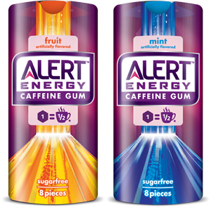 링글리가 출시한 카페인 껌