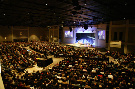 노스포인트커뮤니티교회 예배 전경