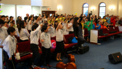 워싱턴교협이 5월 5일 필그림교회에서 '제3회 어린이 찬양축제'를 열었다.