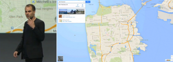 구글 개발자 컨퍼런스(Google I/O 2013)에서 새로운 구글맵이 발표됐다.