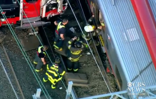 사고가 발생한 메트로-노스 철도