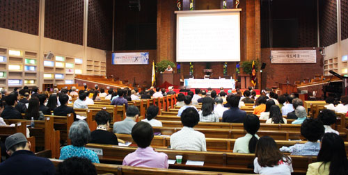 26일 서울 새문안교회에서 제6회 언더우드 국제심포지엄이 열리고 있다.