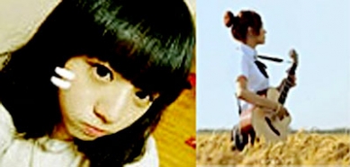 왕린지아와 예멍위엔양이 단문 블로그 웨이보의 계정에 올린 사진. 왼쪽이 왕양, 오른쪽이 예양의 계정 사진.