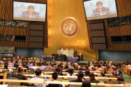 유엔 청소년 세계 총회 한국대표단 참여 현장.