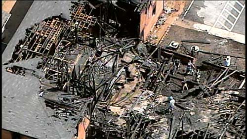 베데스다뱁티스트쳐치 화재 현장.