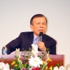 주성령교회에서 집회를 인도하고 있는 김인중 목사