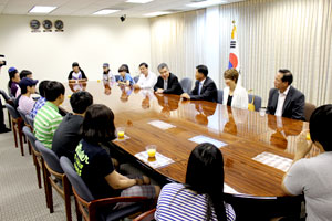 남가주호남향우회 초청 학생방문단 LA총영사 