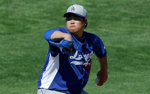 '괴물 투수' 류현진 <사진=LA다저스 홈페이지>