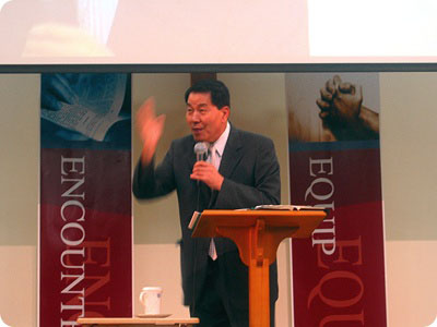 박수웅 장로의 열정적인 강의