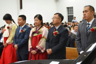 KAPC 워싱톤노회 제12회 정기노회에서 이재민 전도사, 이태진 전도사, 박세훈 전도사가 목사 안수를 받았다.