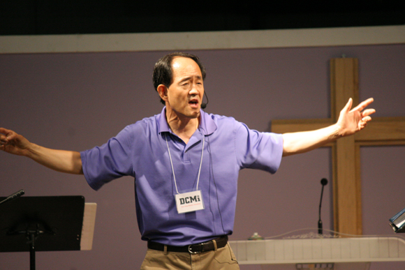 미얀마 선교에 동참을 촉구하는 DCMi 대표 정태회 목사