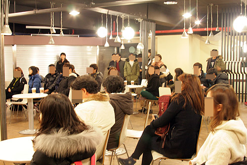 감신대에서 28일 상영회가 진행되는 모습.