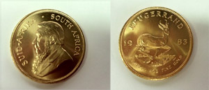 기부된 금화의 앞.뒤면