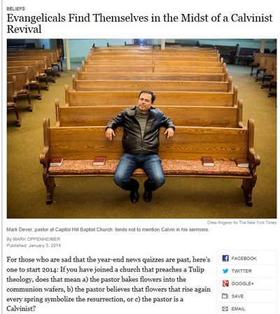 캐피톨힐침례교회의 데버 목사. ⓒ뉴욕타임스 보도화면 캡쳐