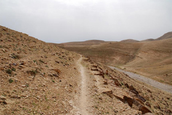 미쇼르 아둠밈에서 멀지 않은 고대 소금 길