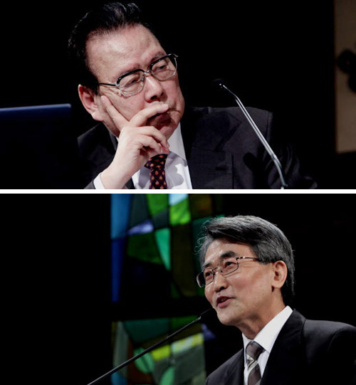 이어령 박사(위쪽)와 이재철 목사