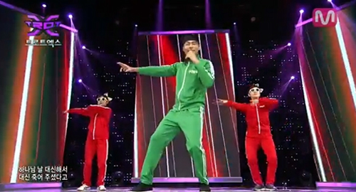 구자억 목사 공연 모습. ⓒ엠넷 캡쳐