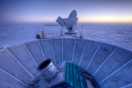‘중력파 흔적’ 관측에 사용된 바이셉-2(BiCEP-2) 망원경. ⓒ하버드-스미스소니언 천체물리센터 제공