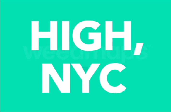 뉴욕 타임스퀘어 광장에 개시된 첫 마리화나 광고 