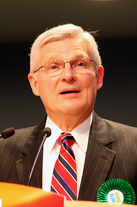 피터 릴백 총장이 설교하고 있다. ⓒ신태진 기자