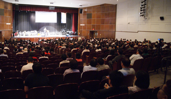 호산나복음화대성회가 진행되고 있는 모습.