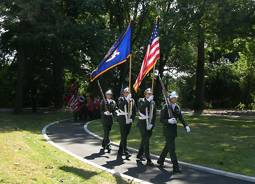 뉴욕 플러싱 한국전 참전 기념비 제막식