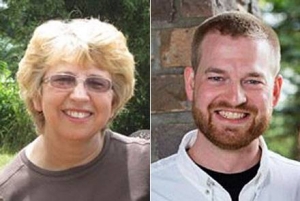 낸시 라이트볼 선교사(왼쪽)와 켄트 브랜틀리 선교사.