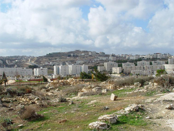 2002년 12월, 바알 다말에서 사울의 고향 기브아 언덕을 보며 찍은 것이다