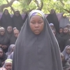 나이지리아 치복에서 보코하람에 의해 납치된 여학생들의 모습. ⓒ방송화면 캡쳐