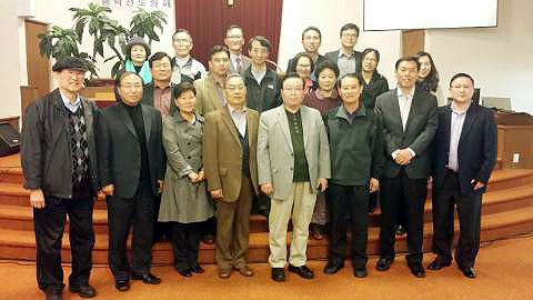 타코마 목사회 회원들 단체 사진