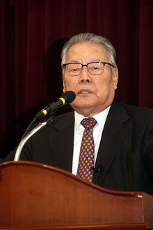 이어령 박사가 강연하고 있다. ⓒ김진영 기자