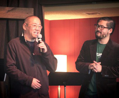 석방 후 시애틀 퀘스트처치한 교회에서 감사 인사를 전하던 케네스 배 선교사