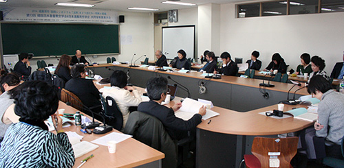▲한국일본기독교문학회와 엔도슈사쿠학회의 공동 국제학술대회가 진행되고 있다. ⓒ류재광 기자